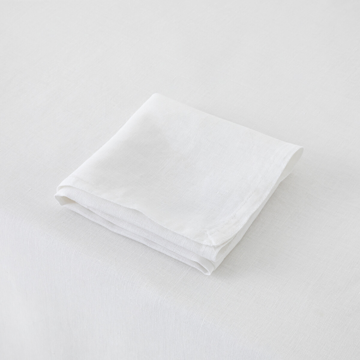 Nappe lin lavé, Victorine blanc, LA REDOUTE INTERIEURS