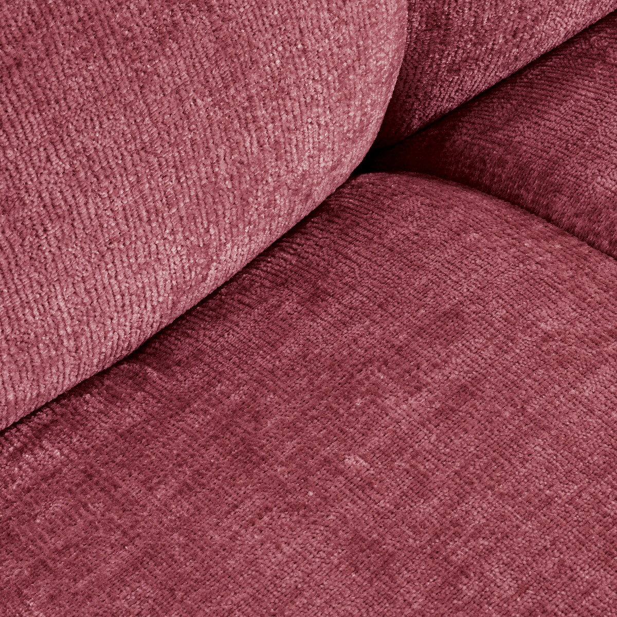 Sillón giratorio, terciopelo grueso, Nuria burdeos, LA REDOUTE INTERIEURS