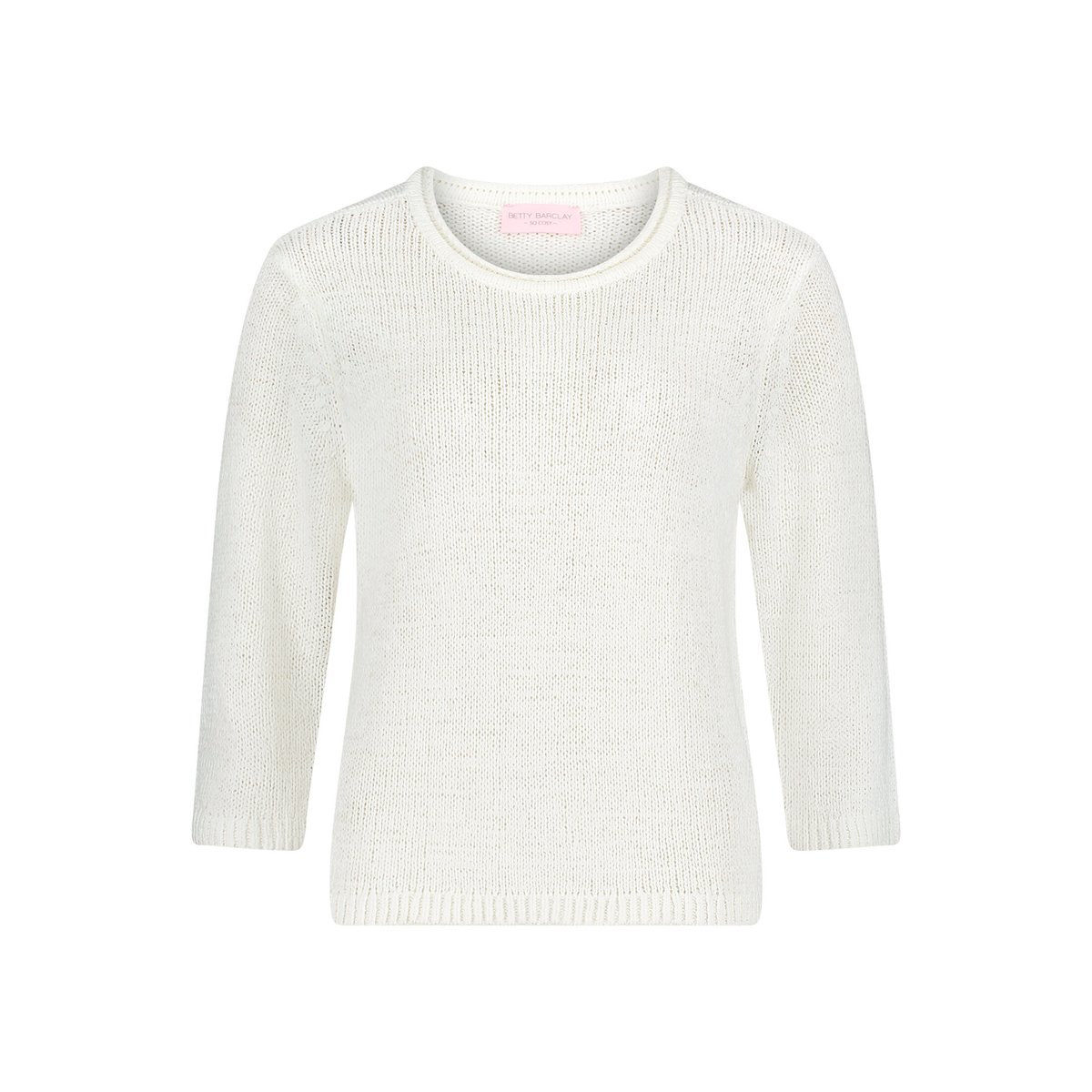 Pull-over en maille à manches 3/4 blanc, BETTY BARCLAY