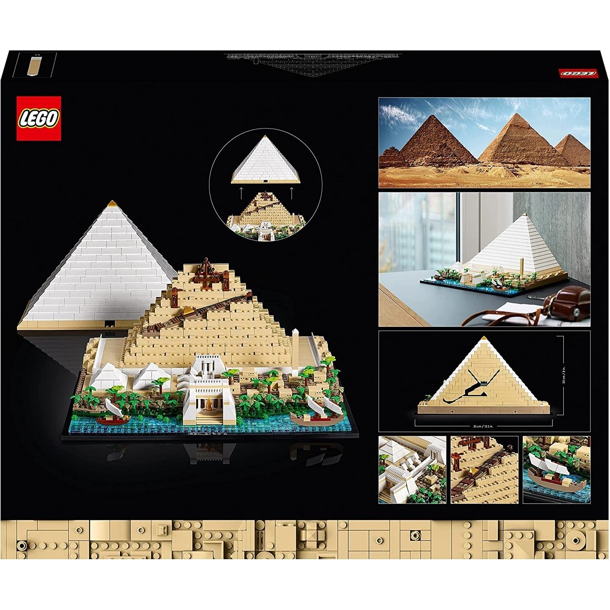 LEGO Architecture - Modèle de la Grande Pyramide de Gizeh - 21058 multicolore, LEGO