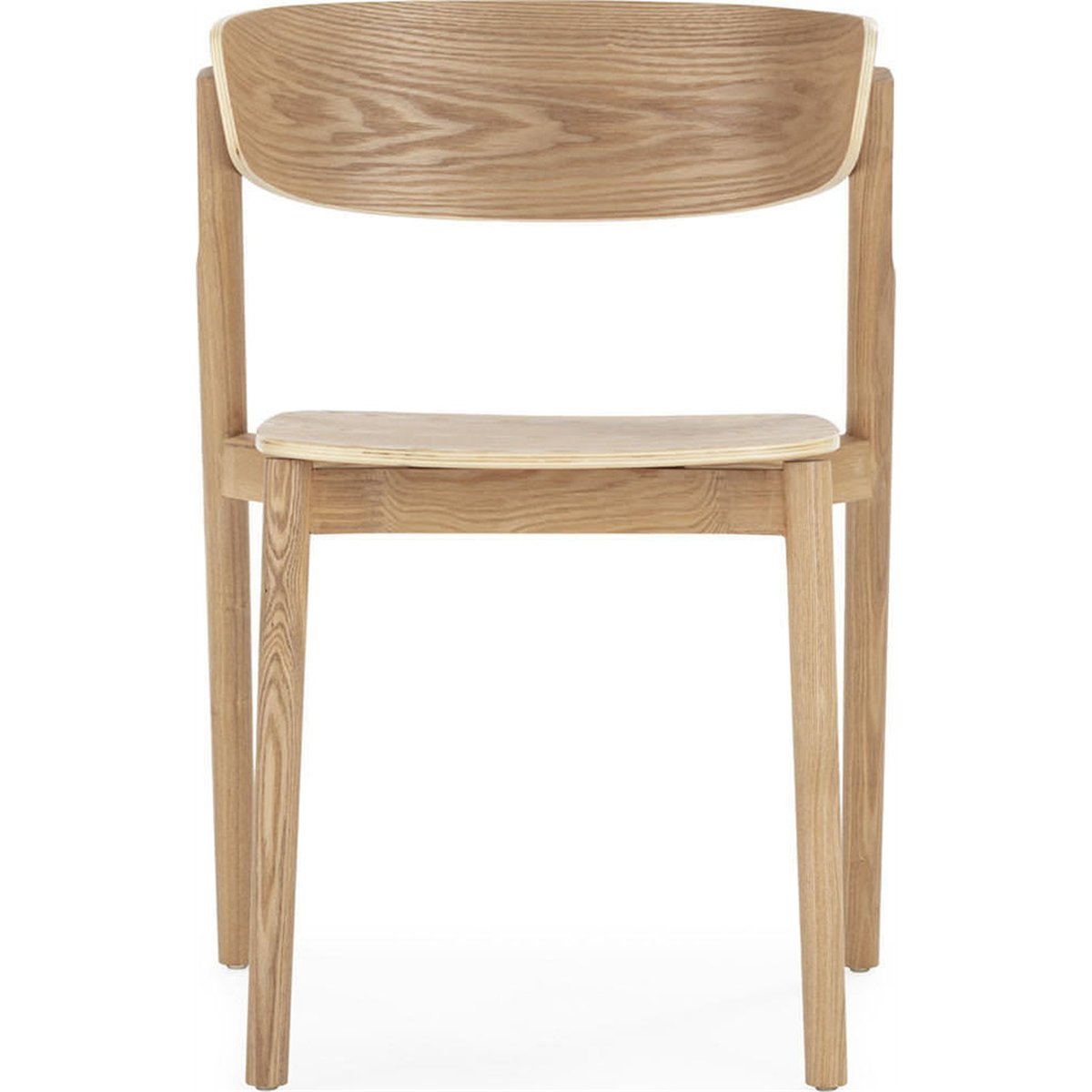 Chaise en frêne au design scandinave naturel, RECOLLECTION