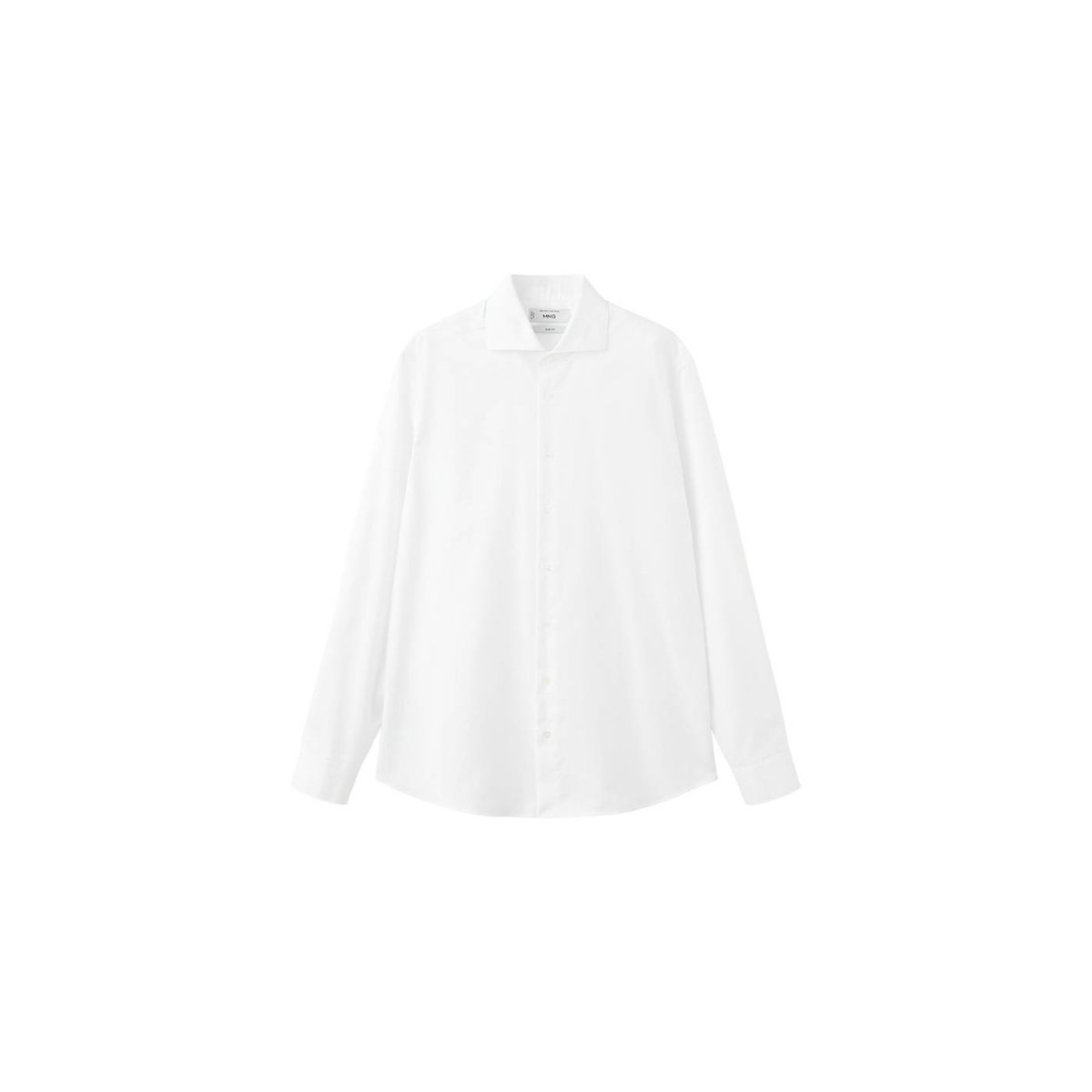 Chemise costume slim fit 100 % coton blanc, MANGO MAN