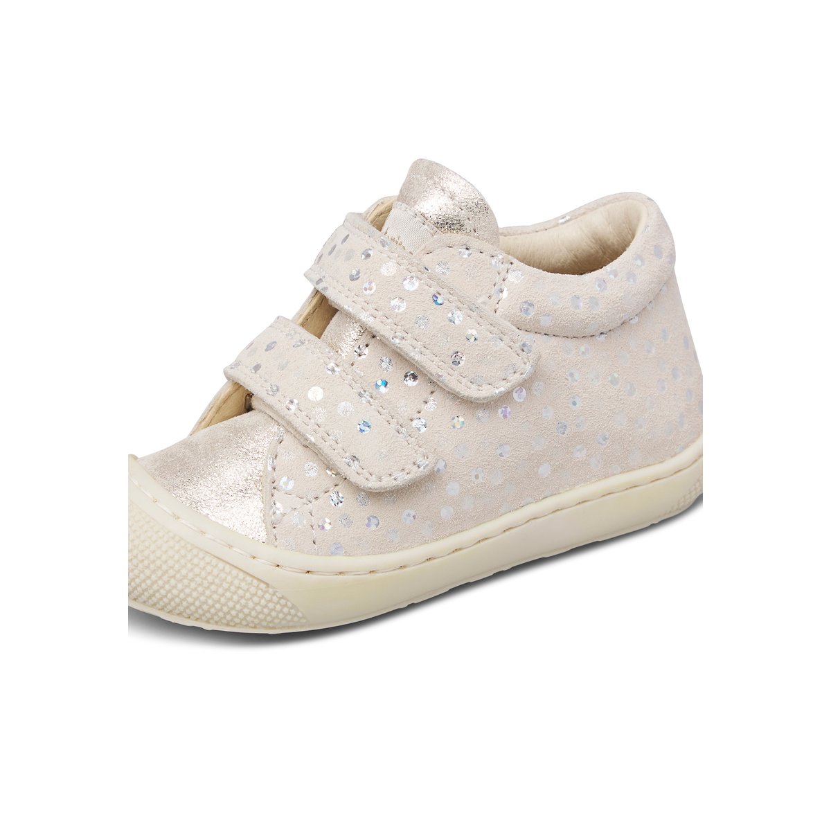 Chaussures premiers pas en suède COCOON VL platine-, NATURINO