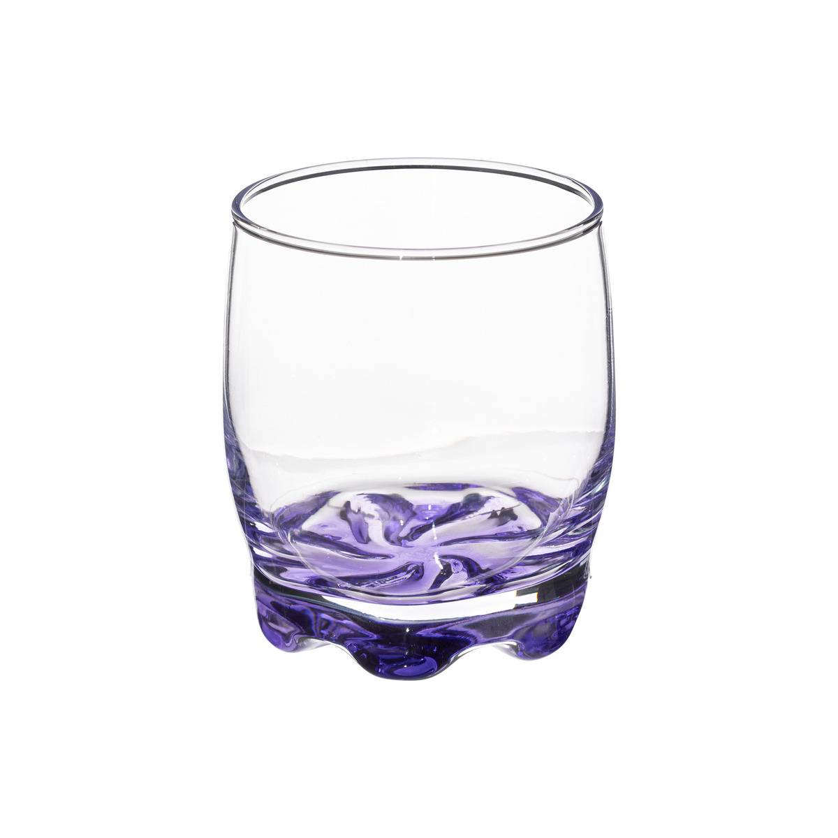 Lot de 6 verres bas en verre TIN'EAU multicolore, SECRET DE GOURMET