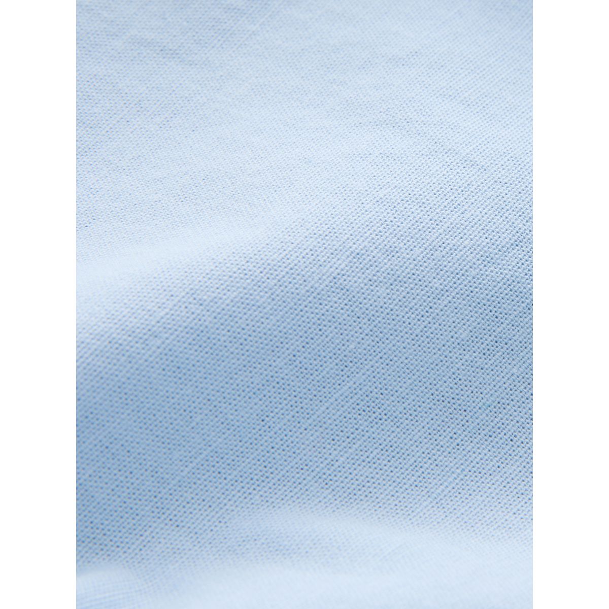 Robe courte cintrée en lin mélangé chambray bleu, NEXT