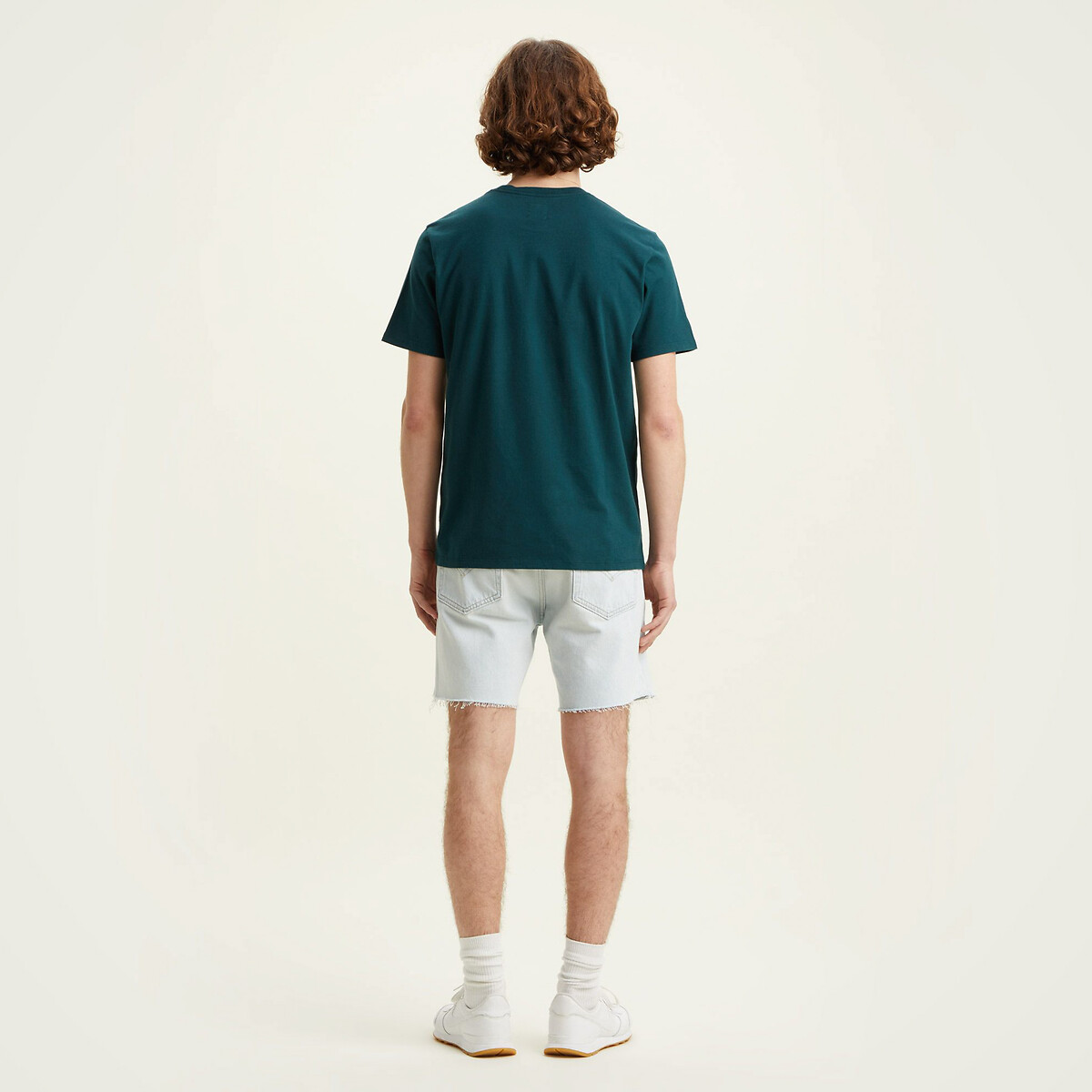 T-shirt col rond logo Chesthit vert foncé, LEVI'S