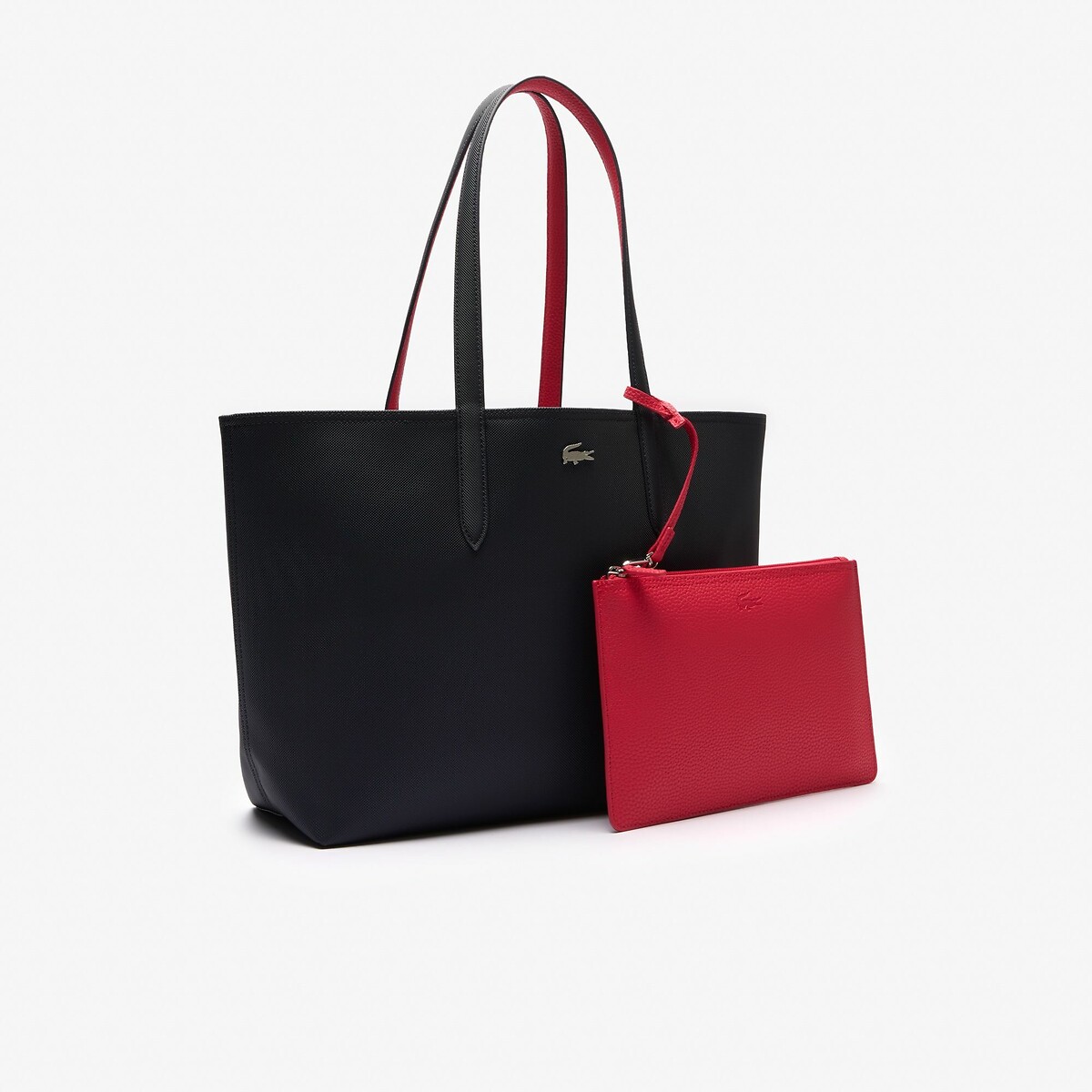 Anna Reversible Tote Bag blue/pink, LACOSTE