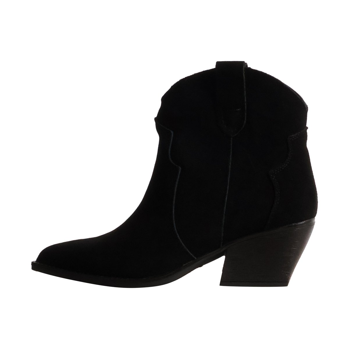 Bottines à Talon Cuir Ideal Shoes noir, ENZA NUCCI