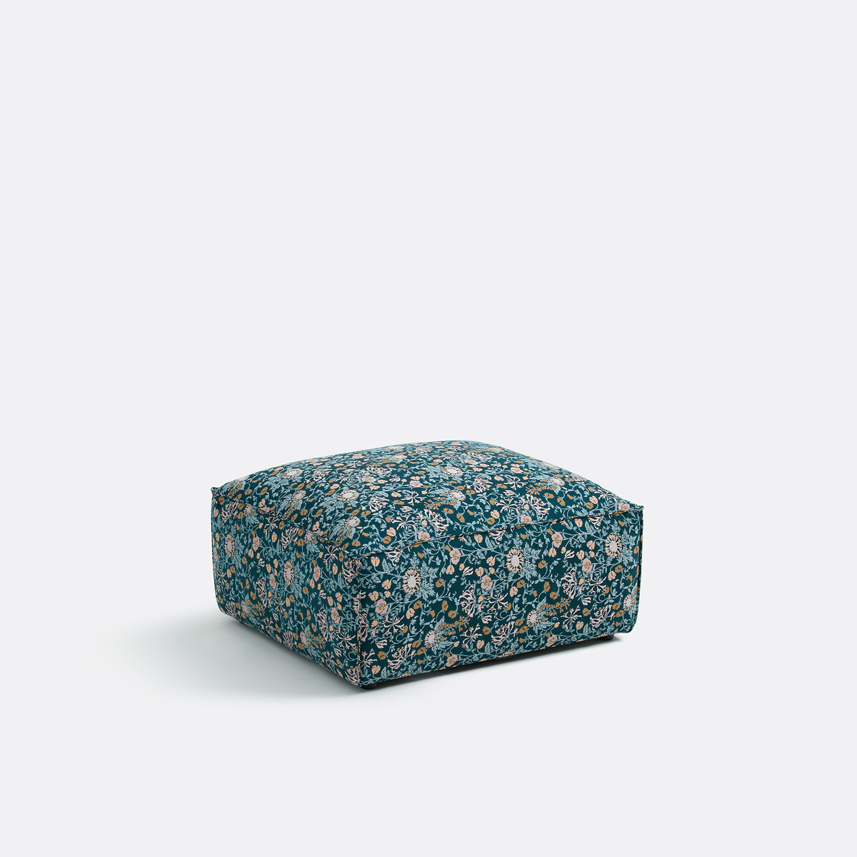 Pouf modulable, jacquard fleuri, Seven jacquard fleuri, LA REDOUTE INTERIEURS