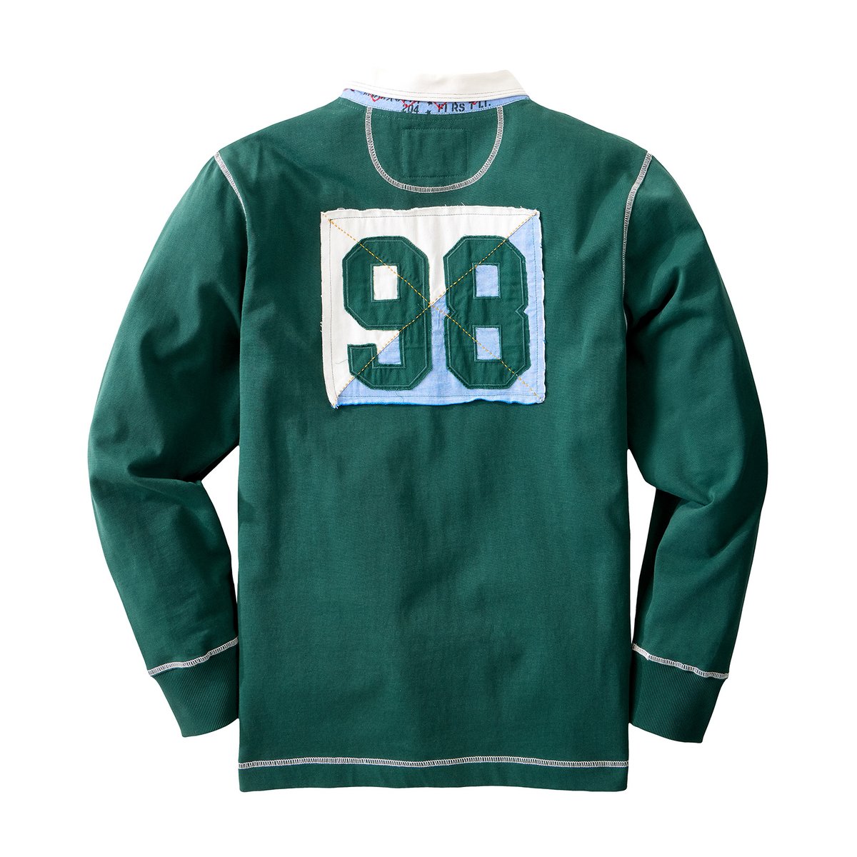 Henley Style Rugby Plein de Détails vert, JOE BROWNS