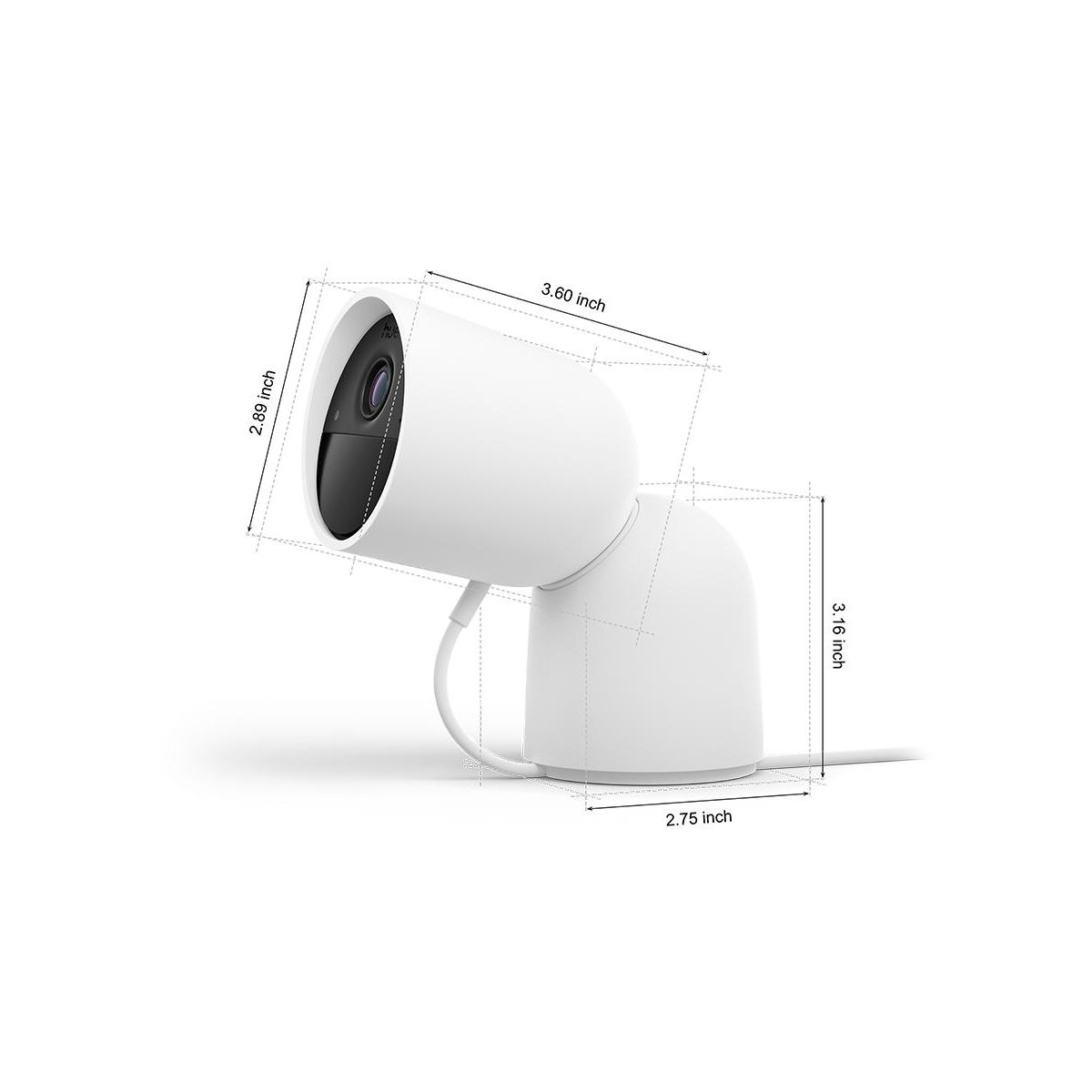 Caméra de surveillance SECURE blanche 2K couleur unique, PHILIPS HUE