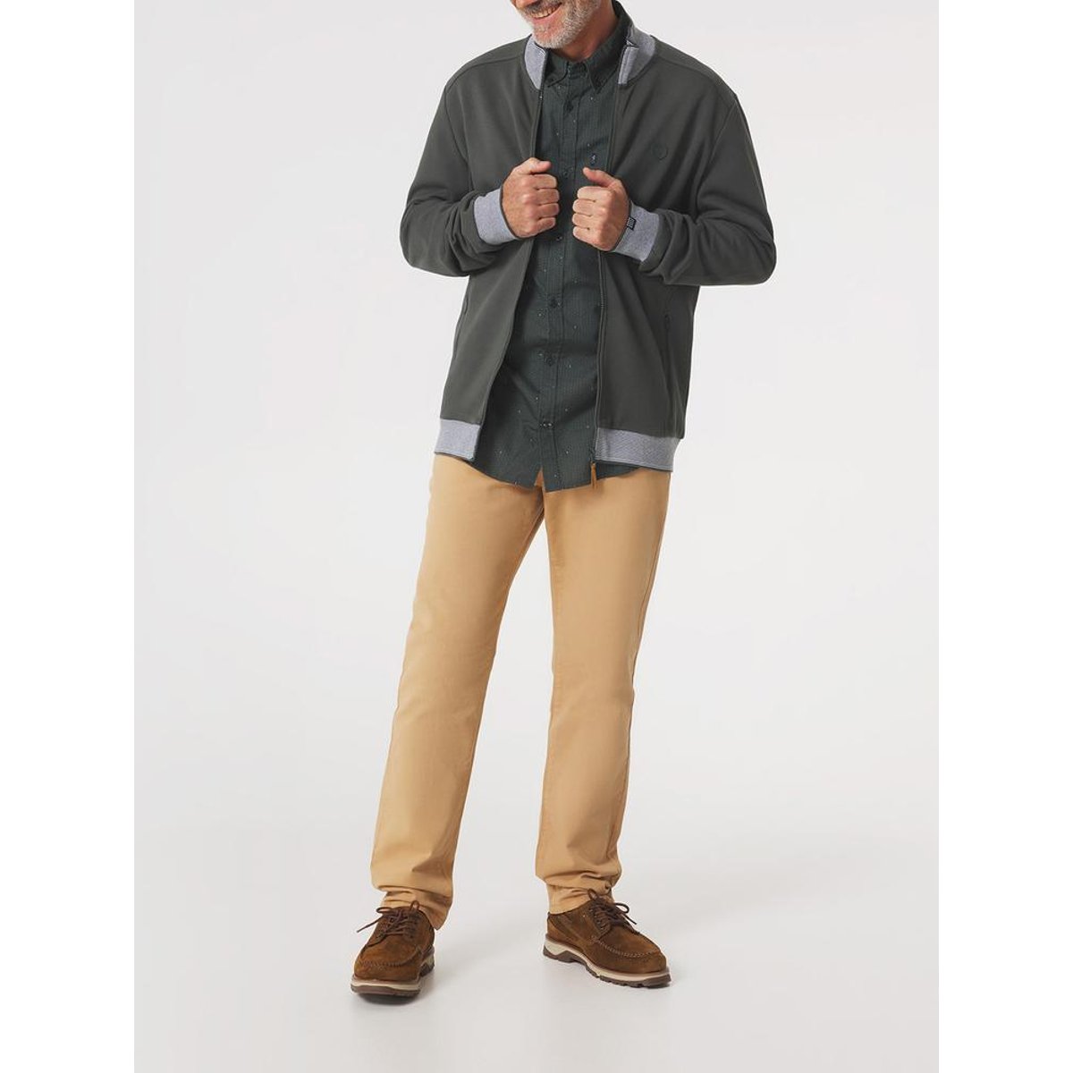 Sweat zippé LOANNGIL14488 sapin, TBS
