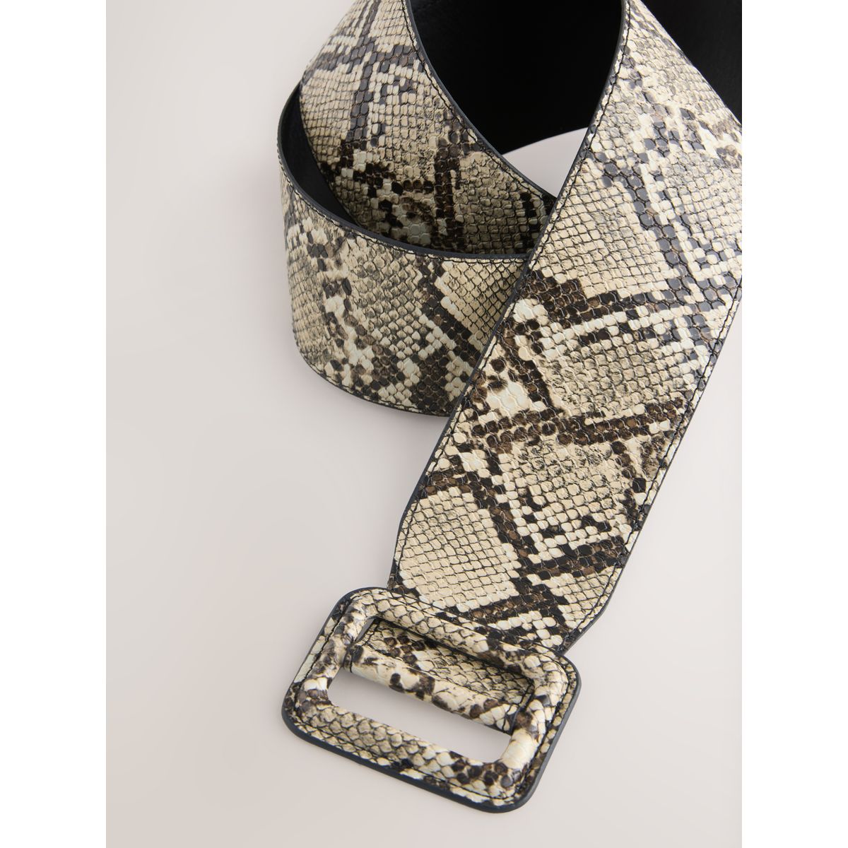 Ceinture large en pu imprimé serpent, NEXT