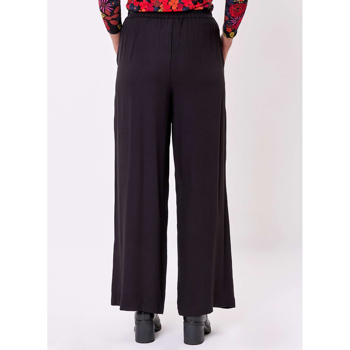 Pantalon ample élastiquée fluide ALEX noir, PRINCESSE NOMADE