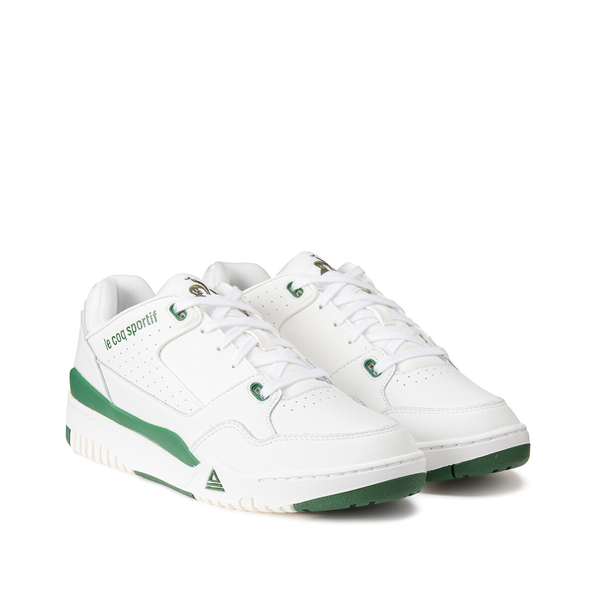 Baskets LCS T1000 blanc/vert, LE COQ SPORTIF