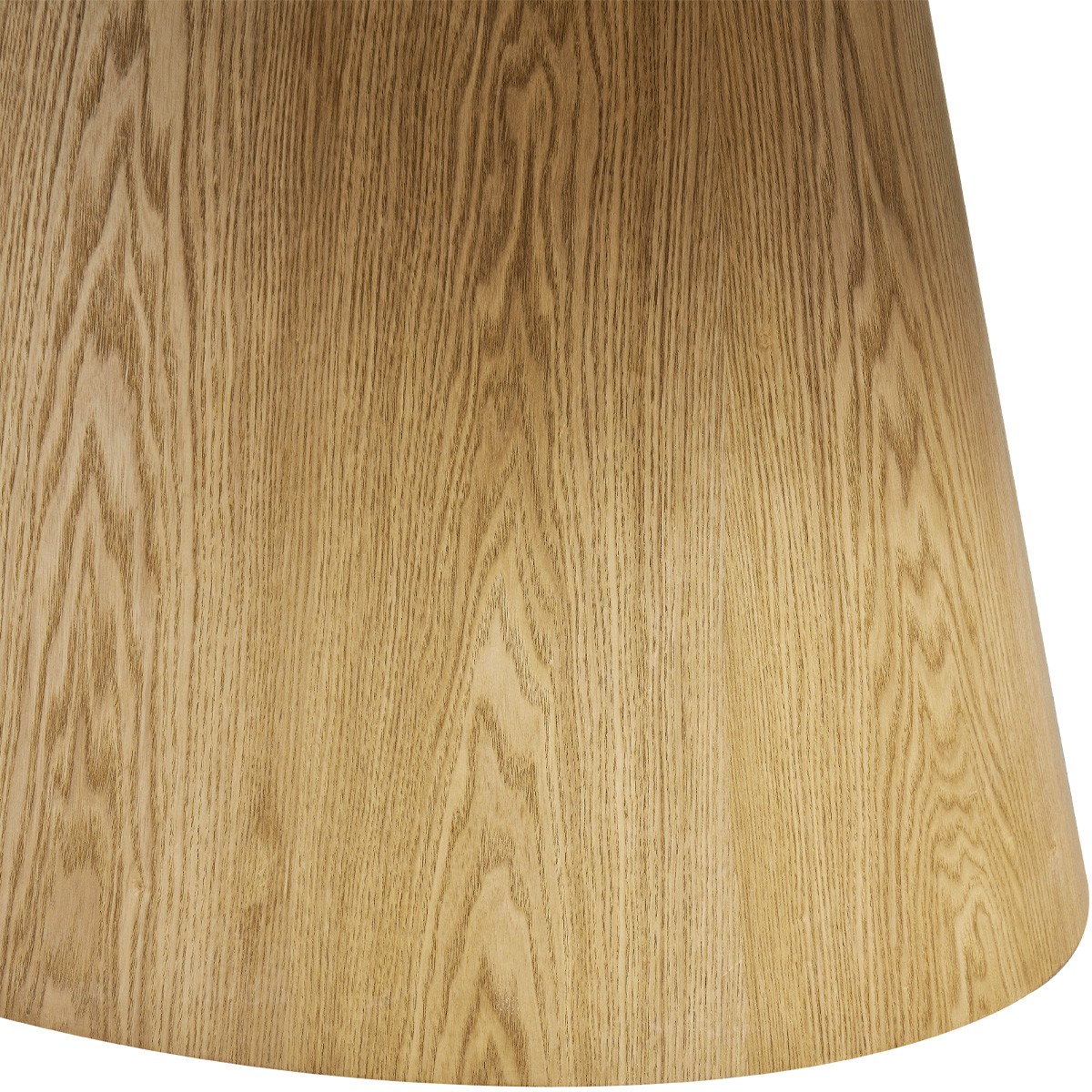 Table à manger extensible ovale 6/8 personnes - ORA chêne clair / travertin, HOMIFAB