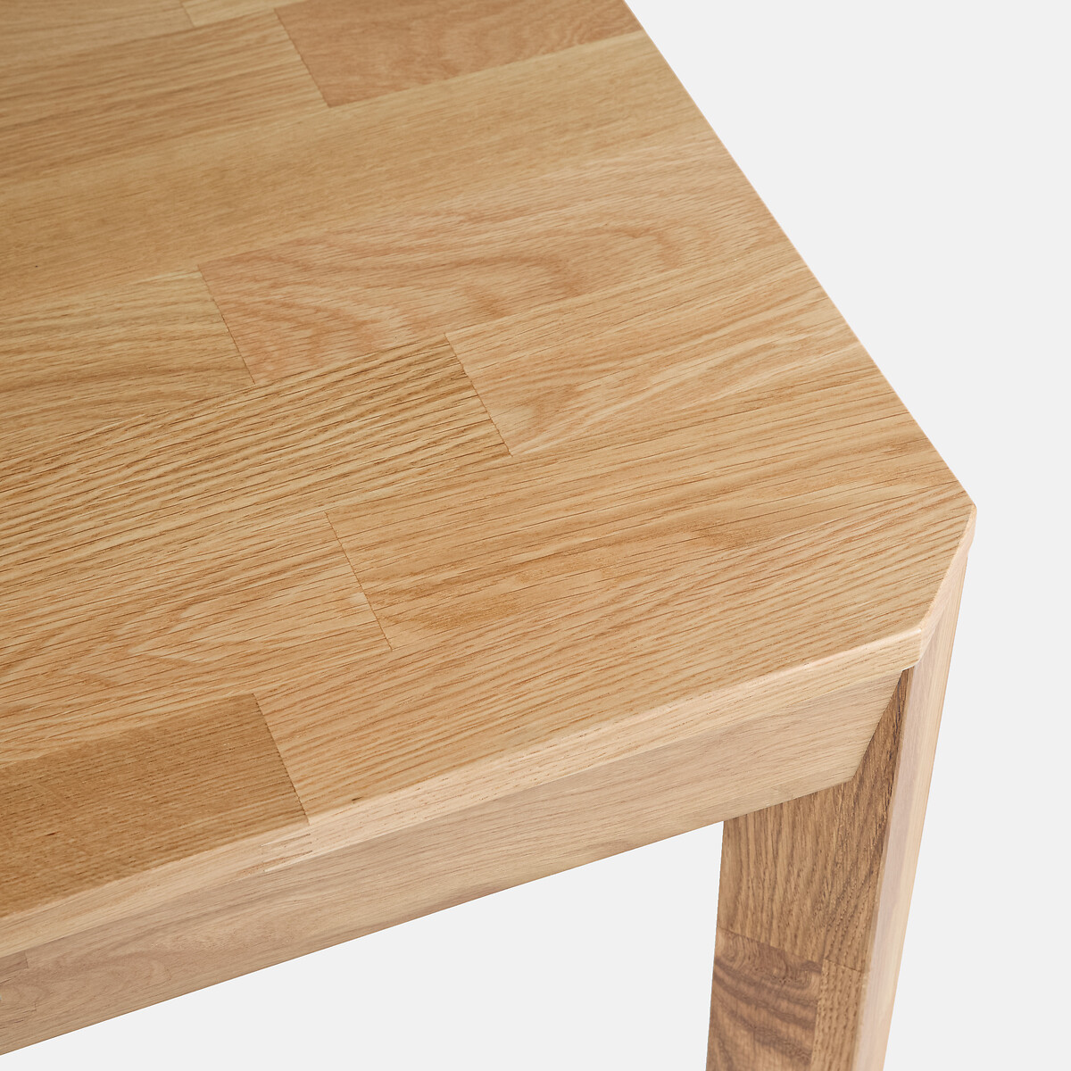 Table à manger, rectangulaire, chêne abouté, 8 personnes, NEODELITO coloris chêne, LA REDOUTE INTERIEURS