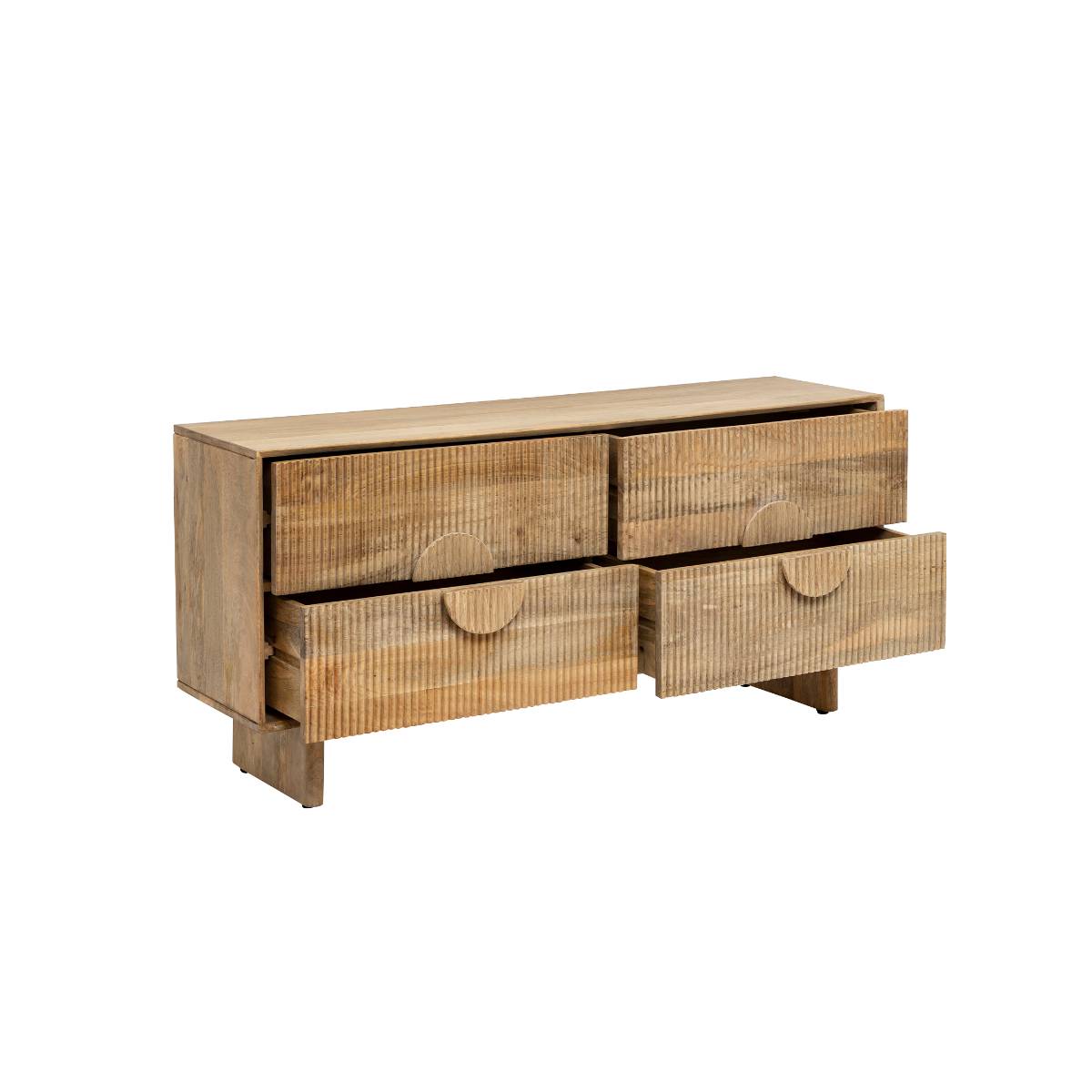 Commode en bois de manguier EWAN bois clair, MADE IN MEUBLES 