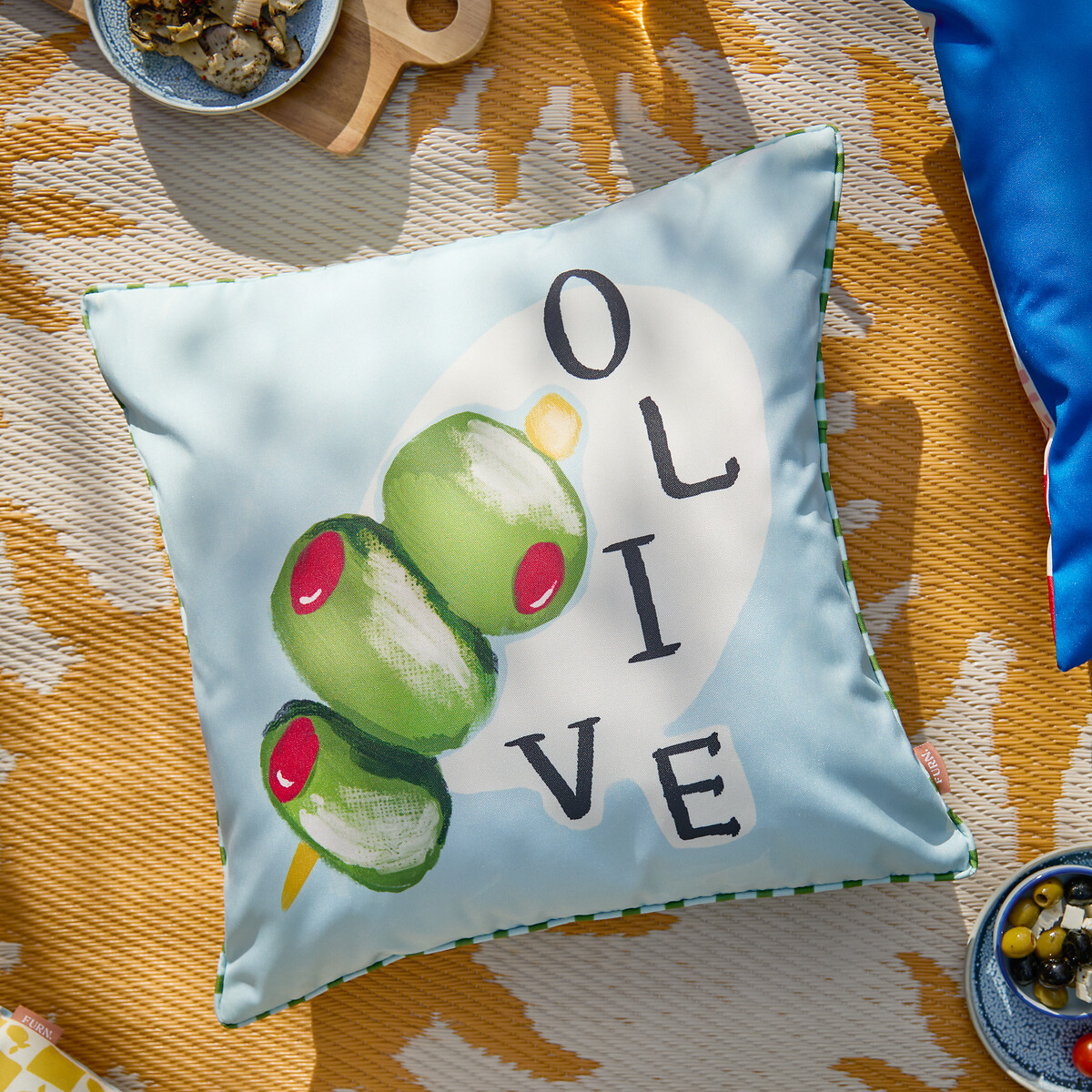 Mediterranean Olive Outdoor Cushion olive, FURN.