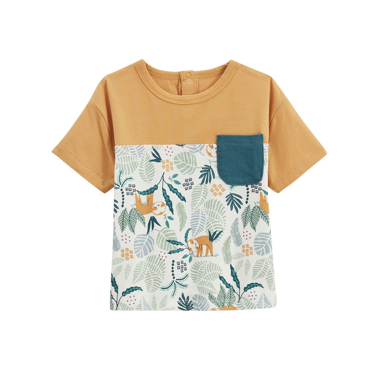 Ensemble enfant t-shirt et short Baroudeur bleu, PETIT BEGUIN