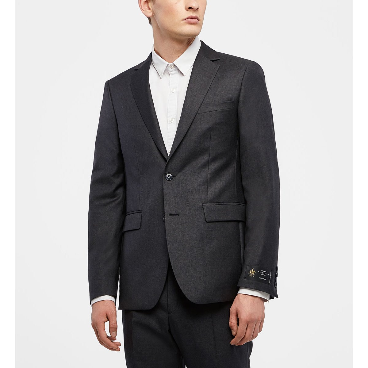 Veste costume droite bader cerruti laine gris foncé, COMPTOIR GL