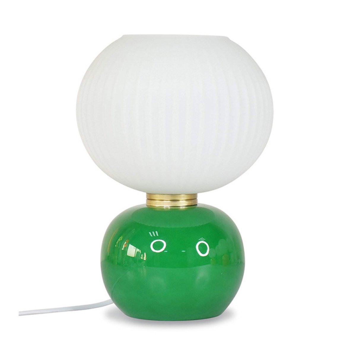 Lampe de chevet en verre Adonis vert vert, MILLUMINE
