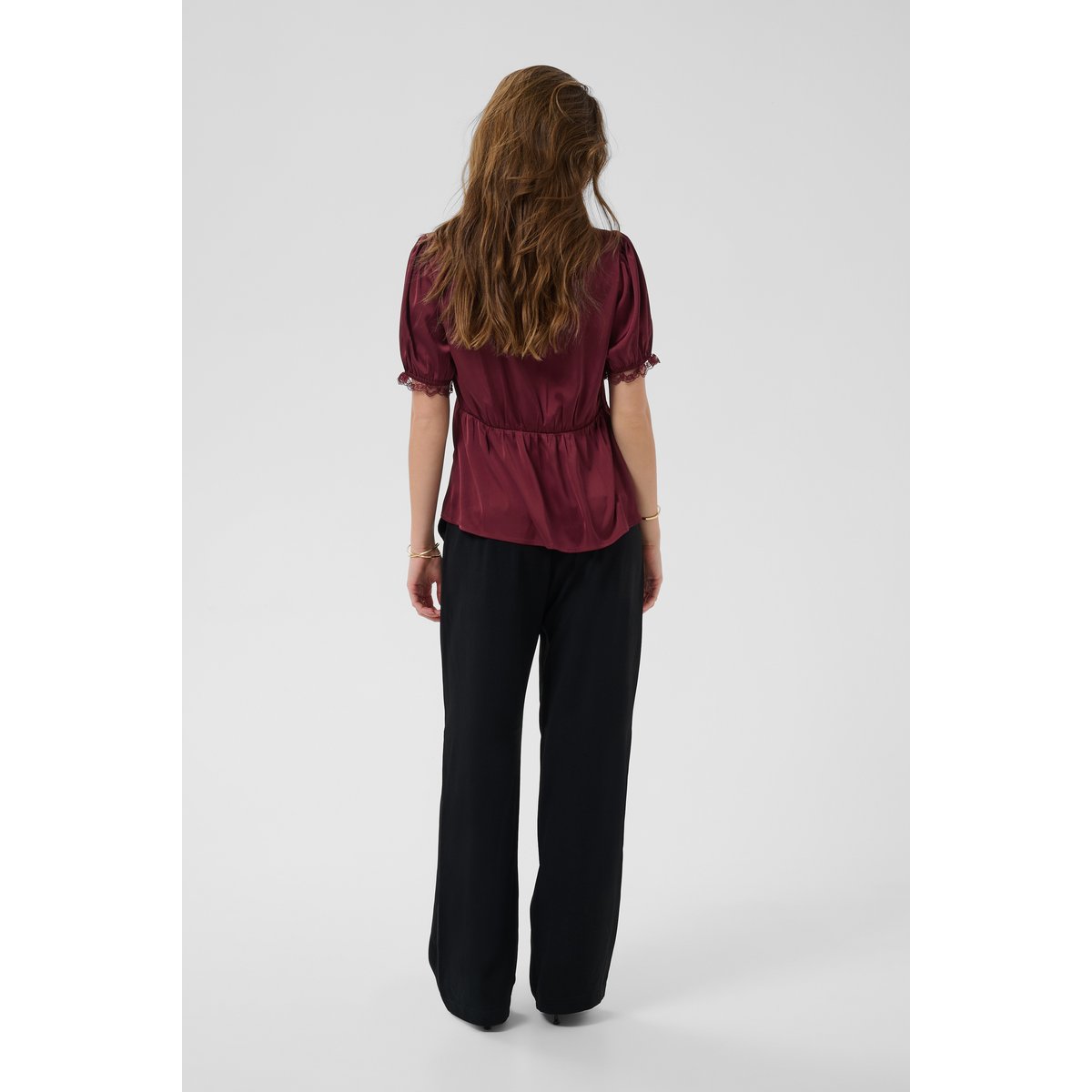 Blouse à manches courtes rouge zinfandel, CREAM