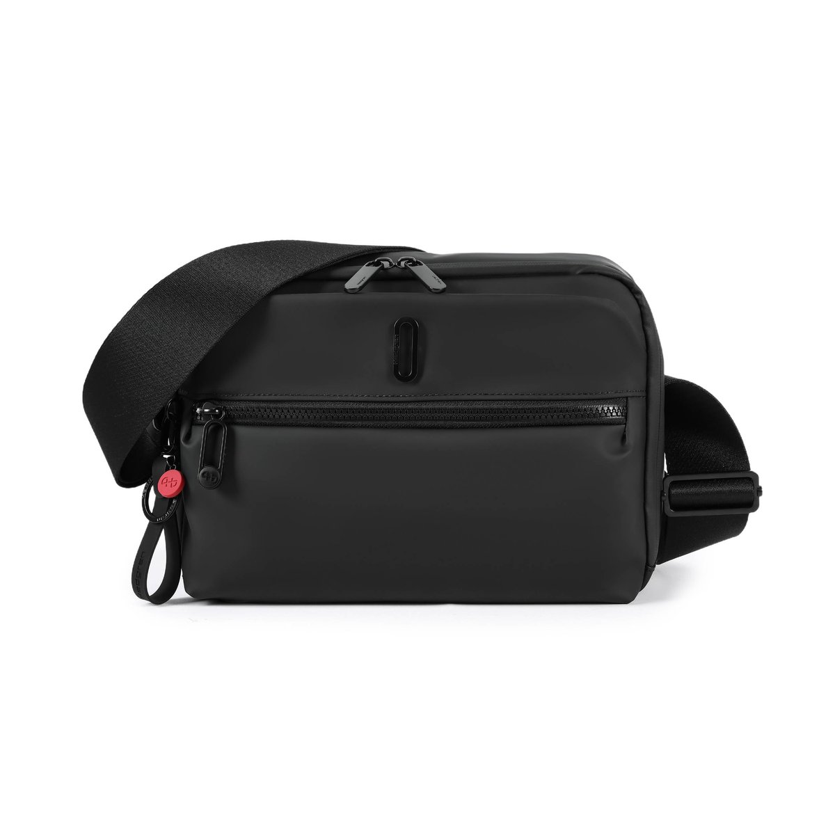 Sac bandoulière horizontal avec protection RFID black, HEDGREN
