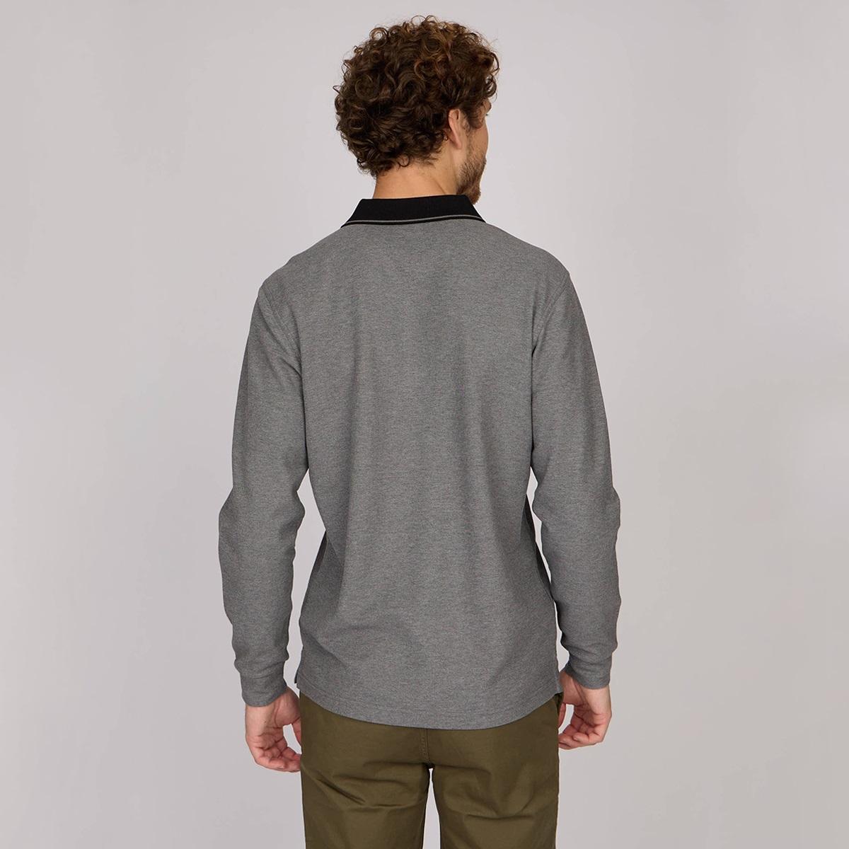 Polo Erwann gris moyen, MISE AU GREEN