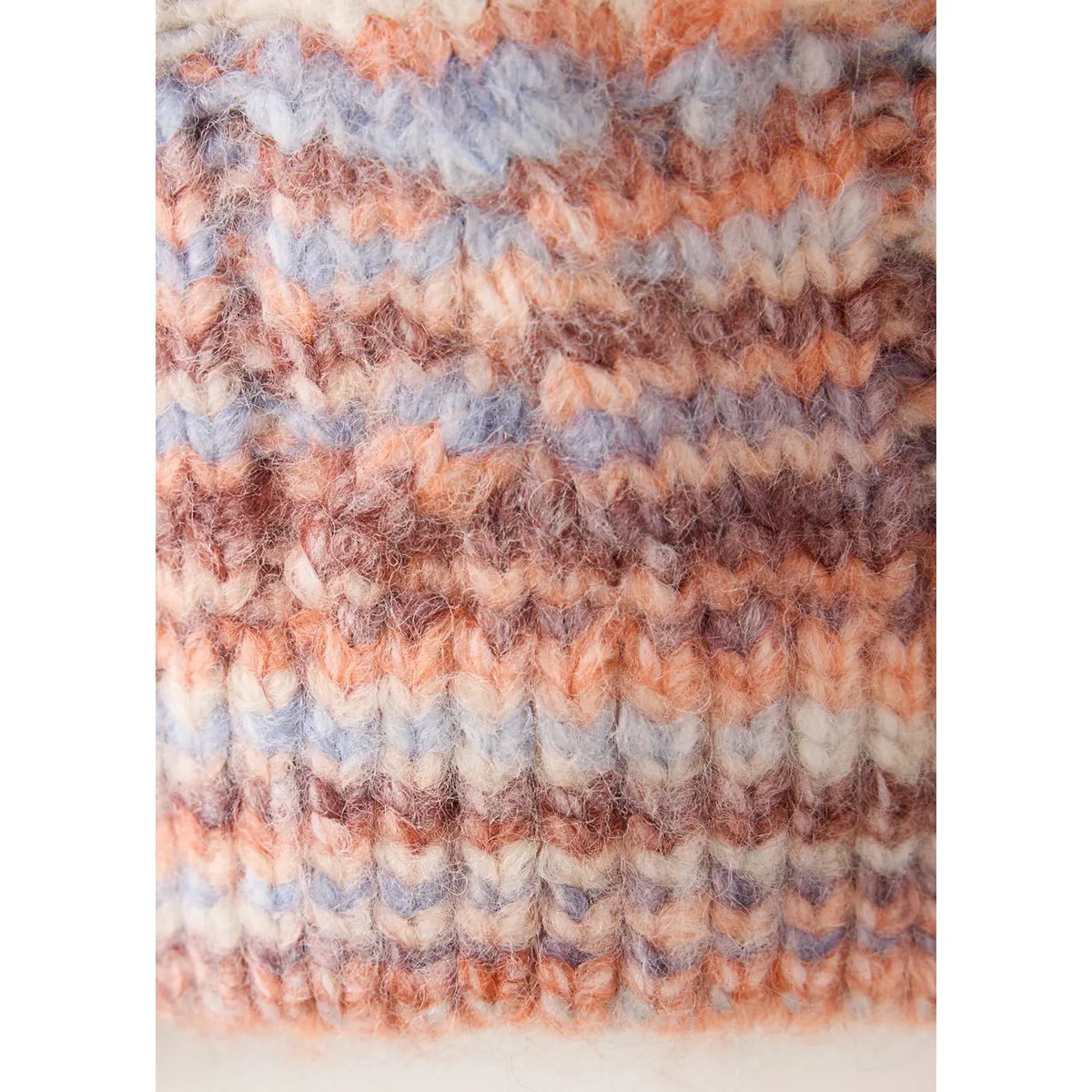 Pull-over maille multicolore orange pastel, MANGO KIDS