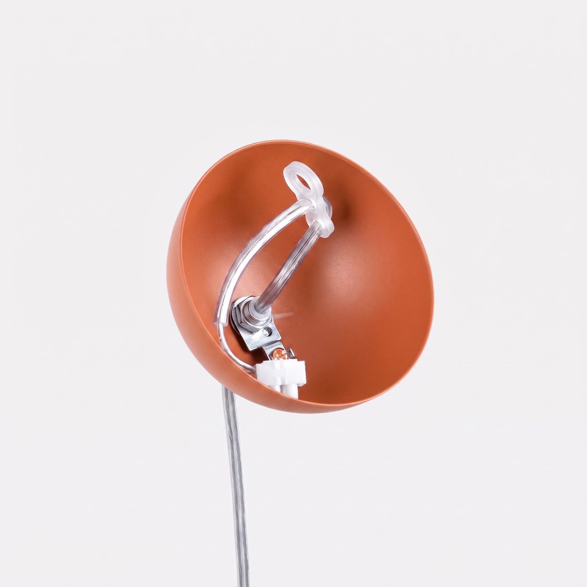 Suspension Acier Ocre Rouge E27 1 Ugo ocre rouge, EDEN