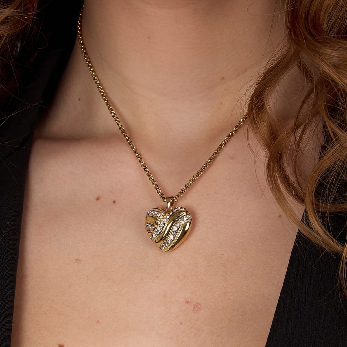 Colliers en Cristal/crystal/steel et Cristal or jaune, MORELLATO