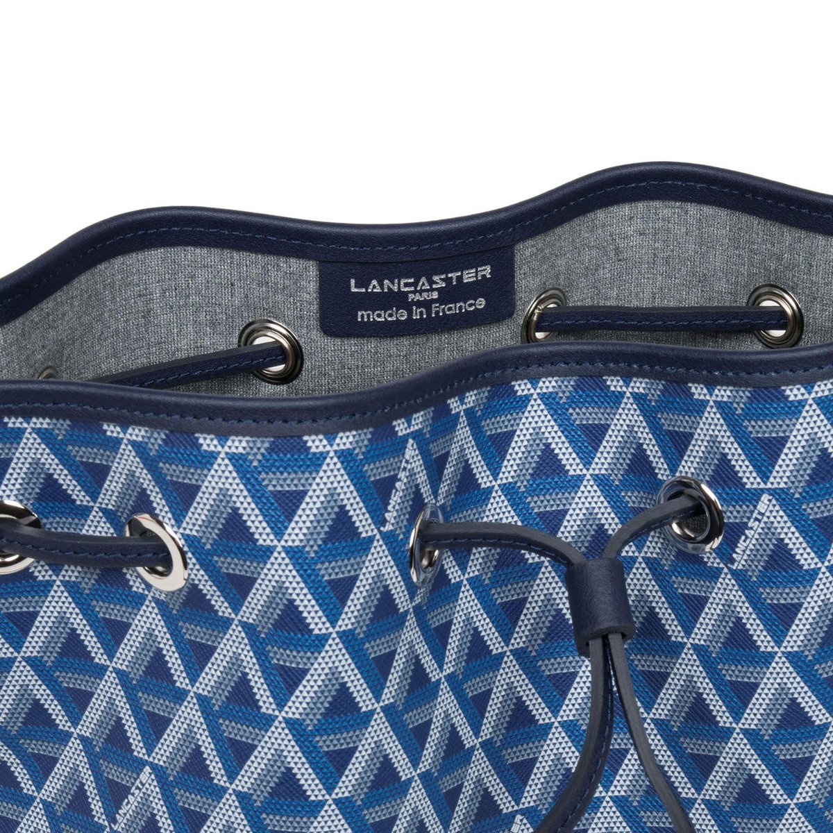 Sac bourse, Made in France IKON bleu électrique, LANCASTER