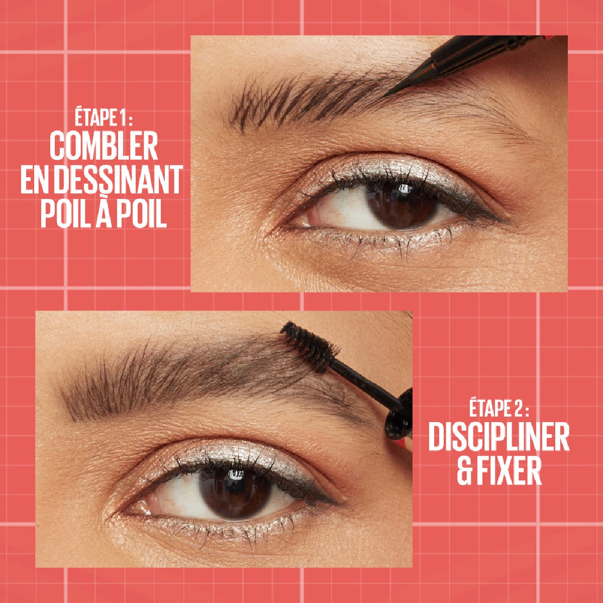 Feutre à Sourcils Marron Clair Build-a-Brow deep brown, MAYBELLINE NEW YORK