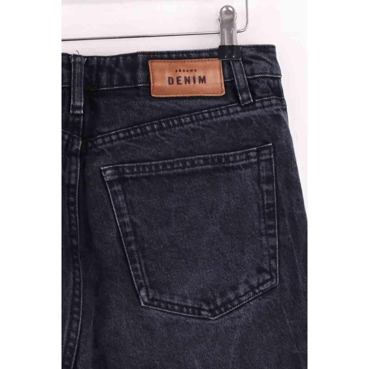 Jean droit - Très Bon État noir, SEZANE