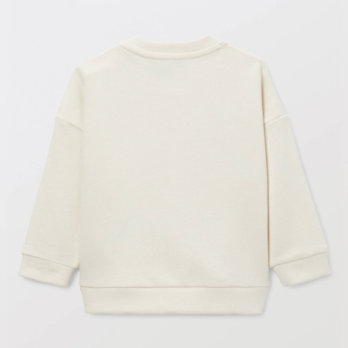 Sweat brodé en coton BIO GOTS naturel, BOUT'CHOU