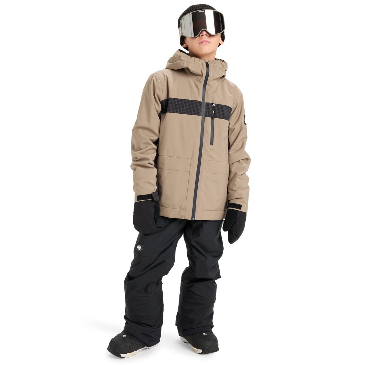 Veste de snow technique QUEST 20K beige fallen rock, QUIKSILVER