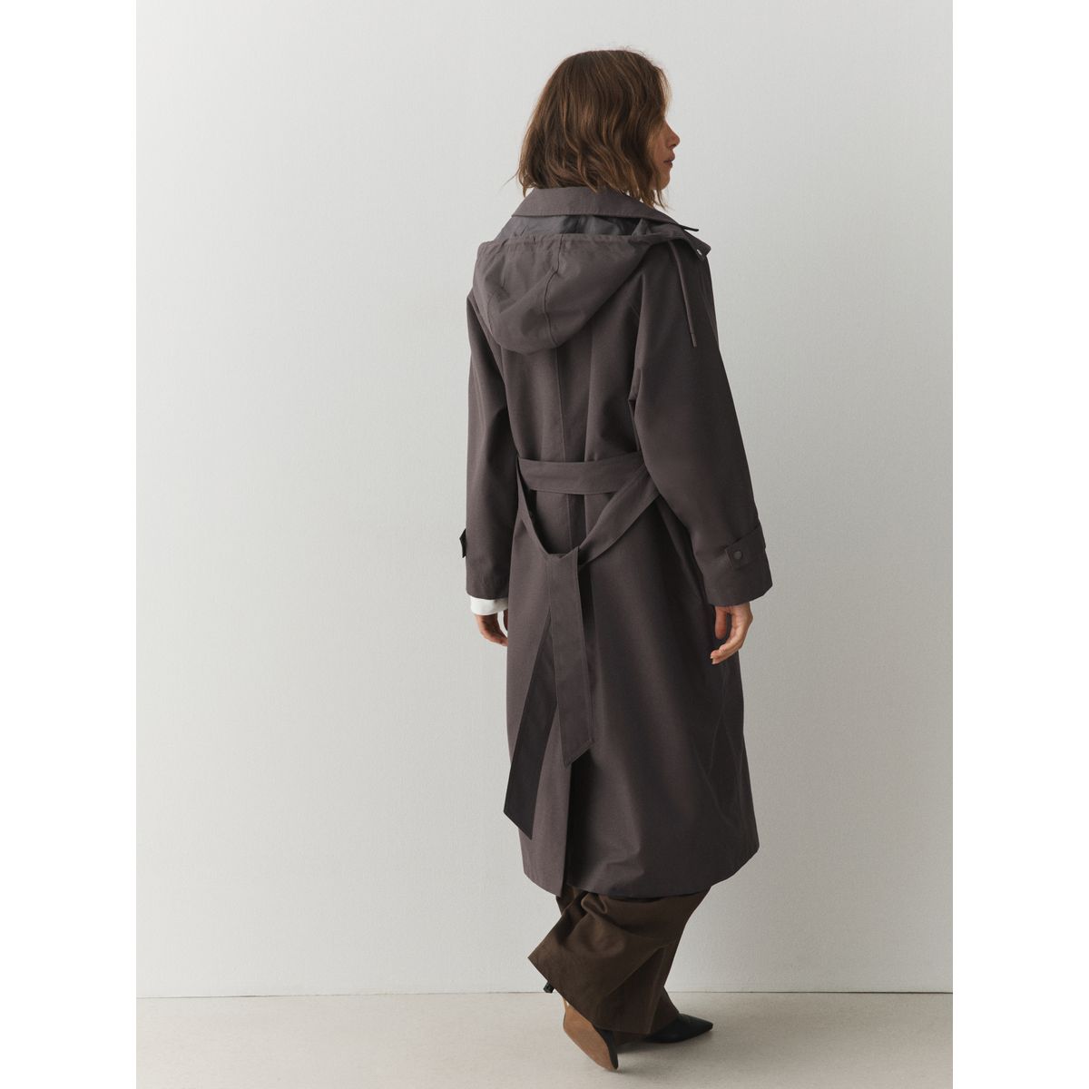 Trench imperméable marron moka, NEXT