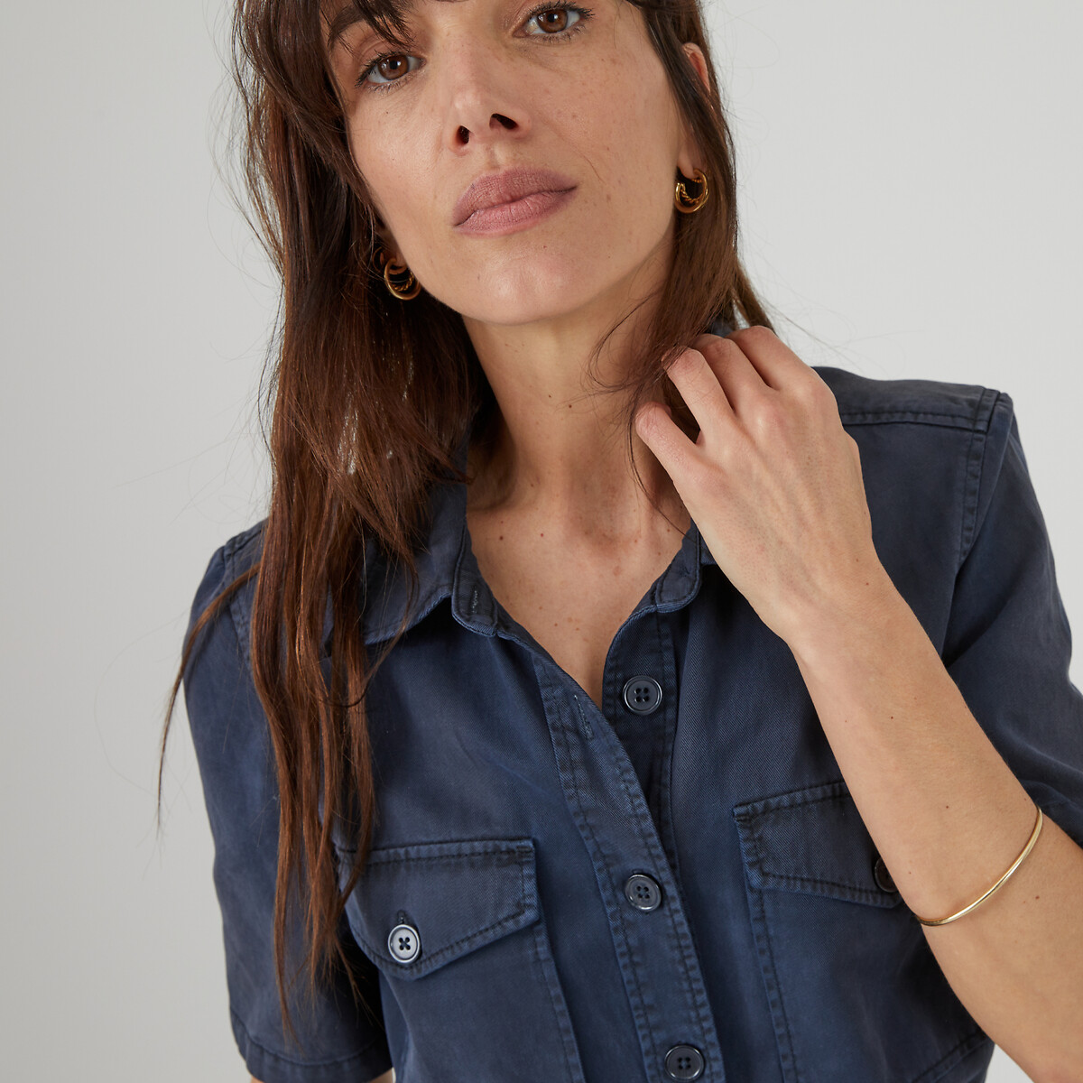 Combinaison manches courtes marine, LA REDOUTE COLLECTIONS