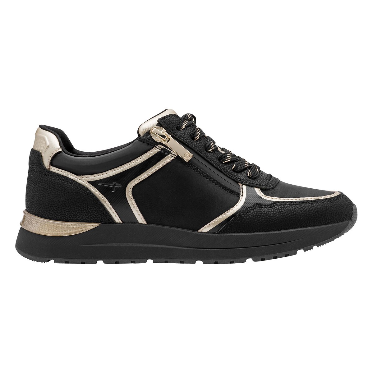 Zip-Up Trainers black, TAMARIS
