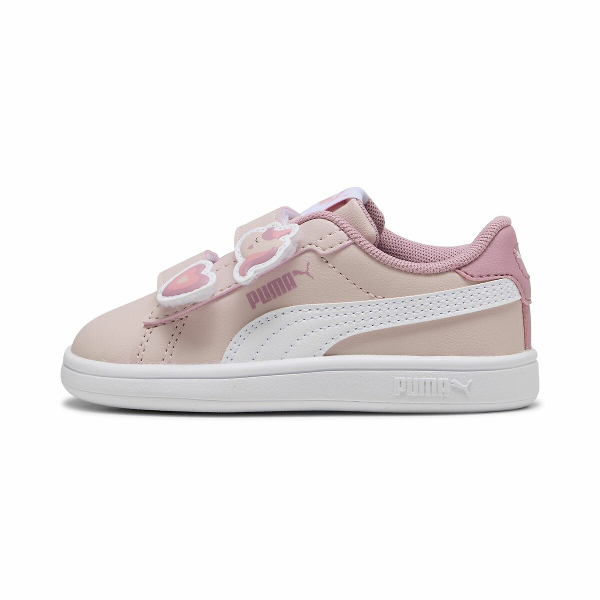 Sneakers Smash 3.0 Badges mauve/wit, PUMA