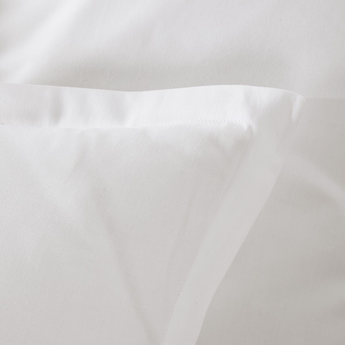 Scenario Cotton Percale 200 Thread Count Pillowcase white, LA REDOUTE INTERIEURS