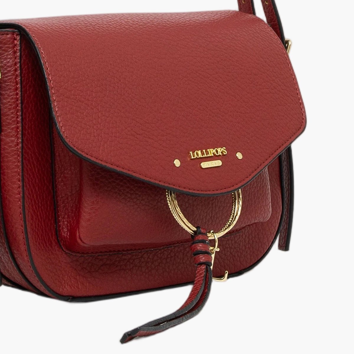 Sac porté épaule  Tatjana doré,rouge, LOLLIPOPS