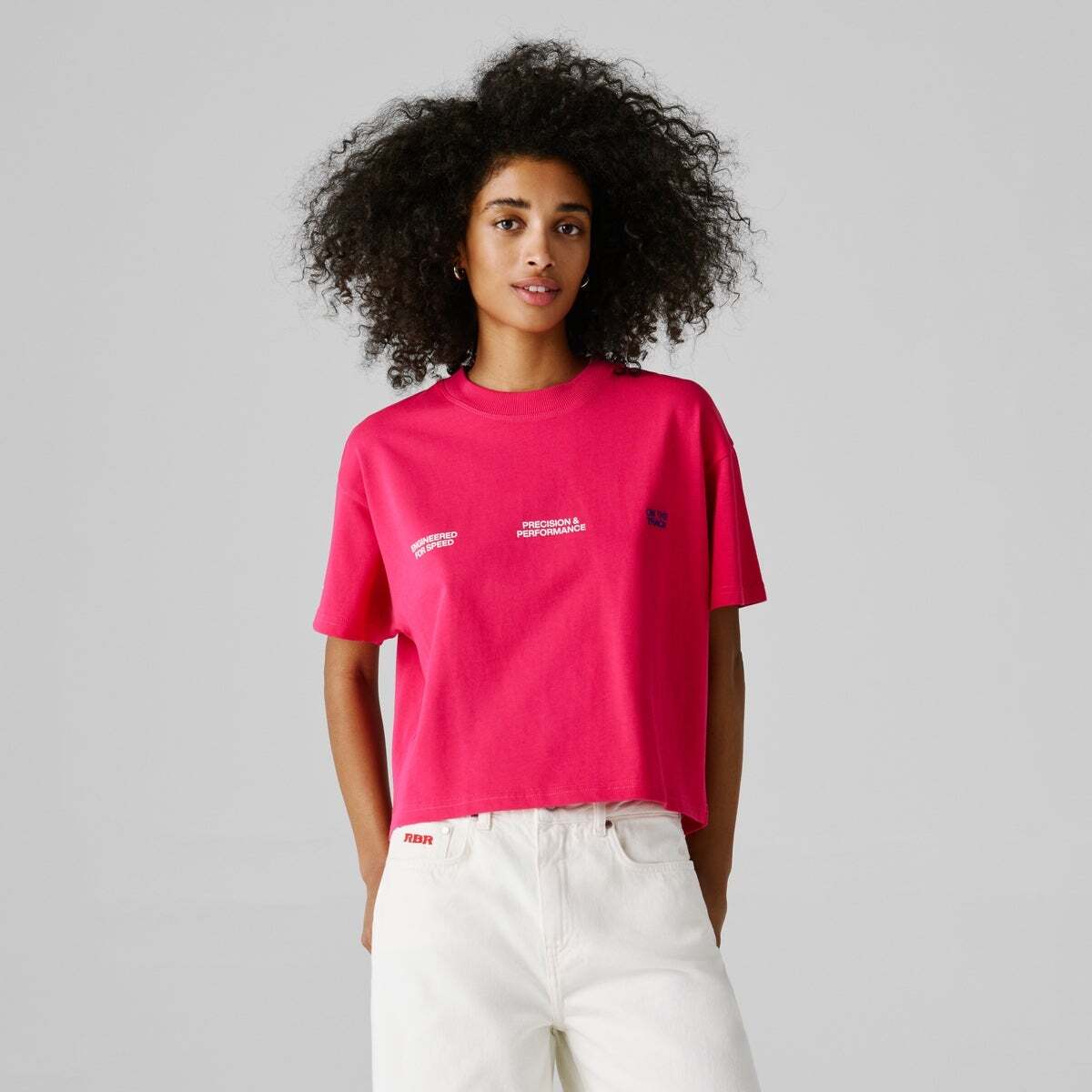 Red Bull Racing T-Shirt À Coupe Large Avec Imprimé Au Dos rose framboise, PEPE JEANS
