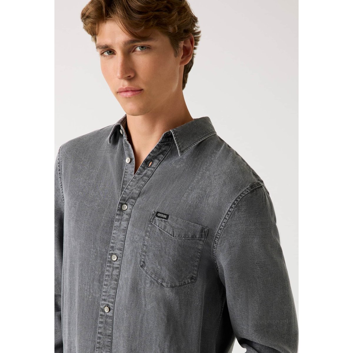 Surchemise Imprimée gris, GUESS