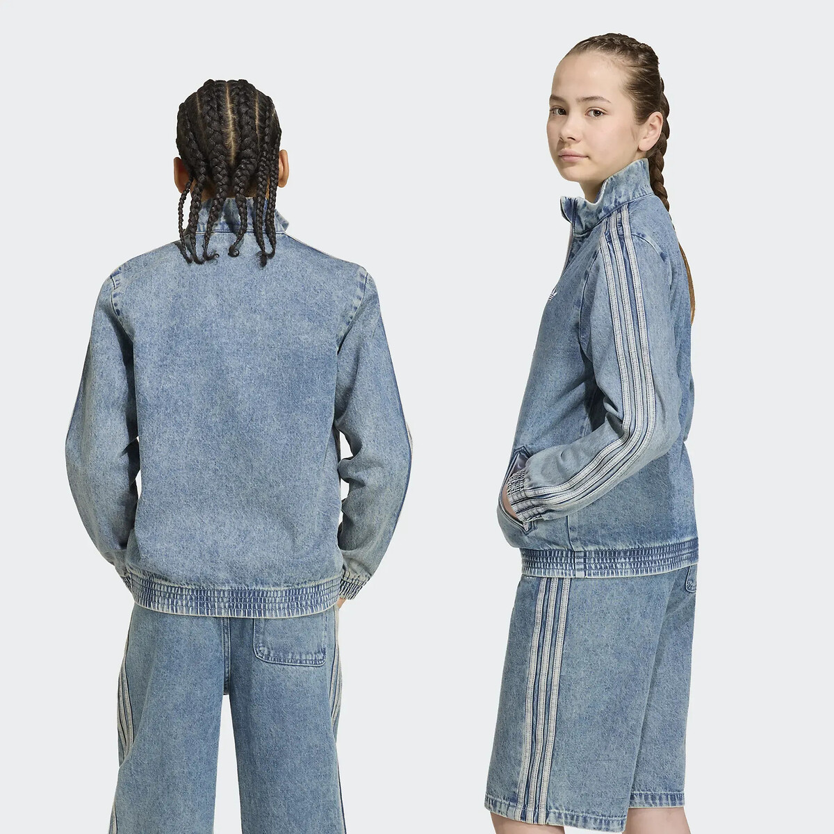 Veste en denim, FIREBIRD denim bleu, adidas Originals