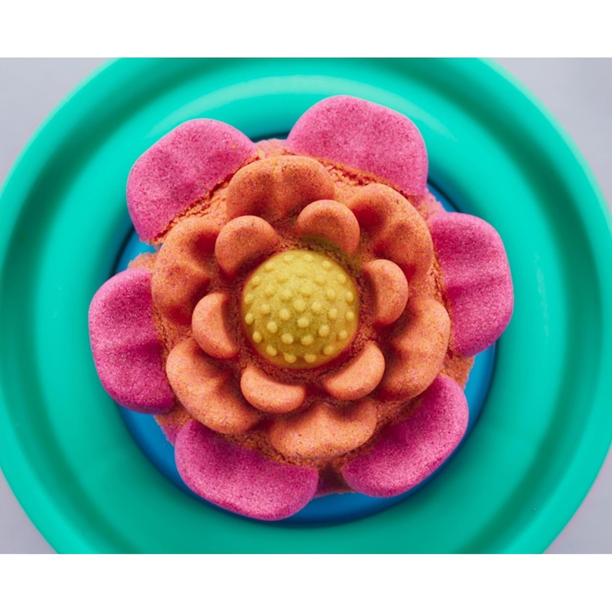 Kinetic Sand Sable Magique - Fleur Magique multicolore, SPIN MASTER