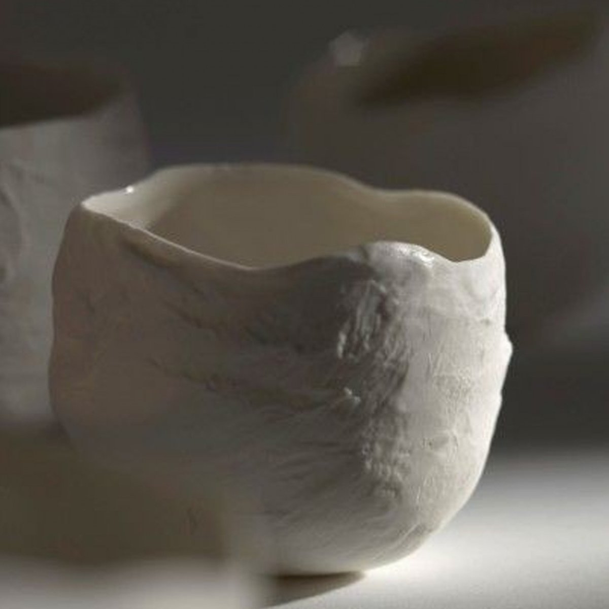 2 Petites Boules Plâtre blanc, SERAX