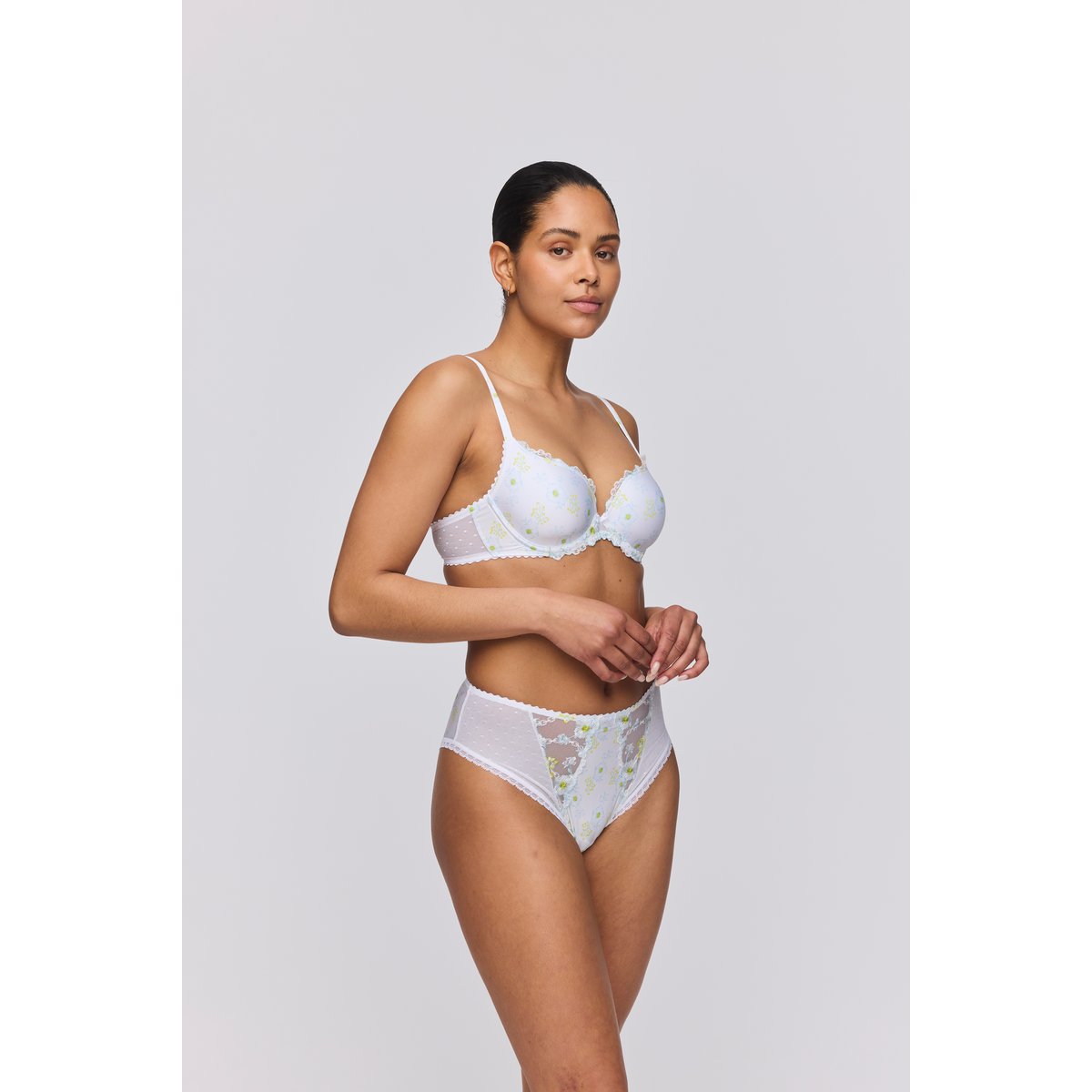Soutien gorge rembourré - forme coeur CHEN blanc - white yacht, MARIE JO