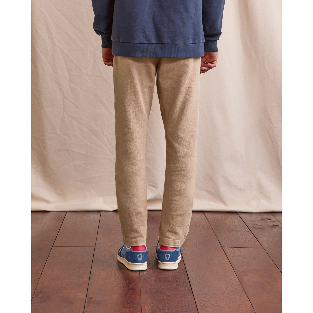 Pantalon élastique DREUILLE taupe, FAGUO